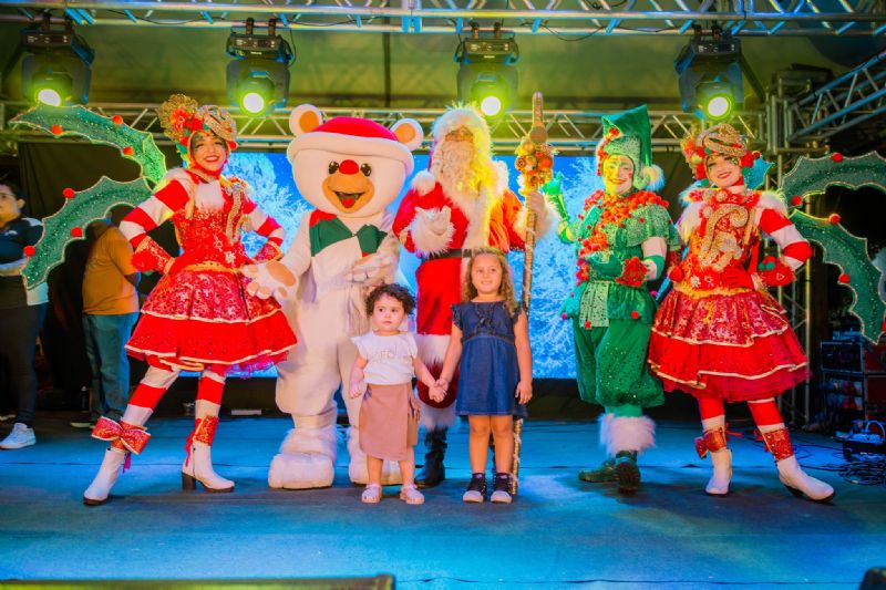 Video: chegada do Papai Noel - Divulgação