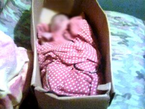 Bebê é encontrado por agricultor dentro de caixa no ES - Bebê é encontrado por agricultor dentro de caixa no ES -