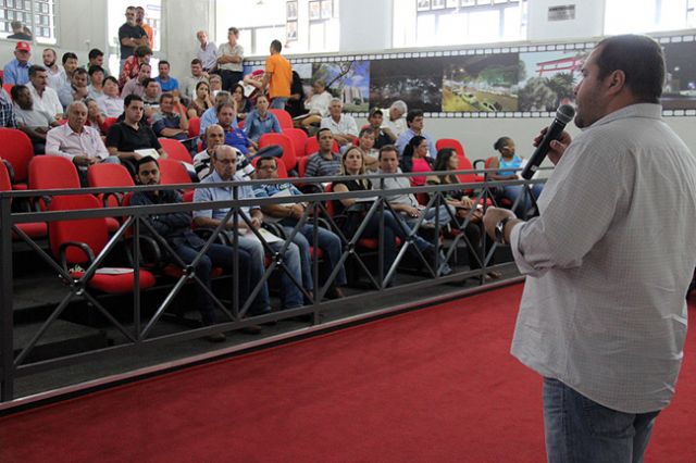Evento realizado pelo Ciensp e Amensp aos produtores e gestores da região foi destinado a divulgar o SIM (Serviço de Inspeção Municipal). Foto: Divulgação/Prefeitura