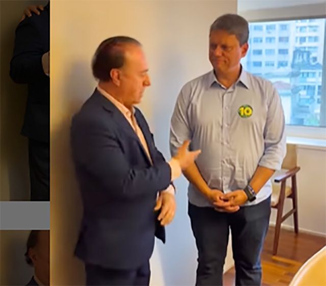 Mario Celso declara voto em Tarcísio e Bolsonaro - Foto: reprodução Mario Celso declara voto em Tarcísio e Bolsonaro - Foto: reprodução