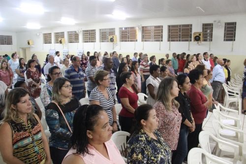 O primeiro dia de Conferência aconteceu no Salão Paroquial da Igreja São Sebastião. Foto: Divulgação/Prefeitura