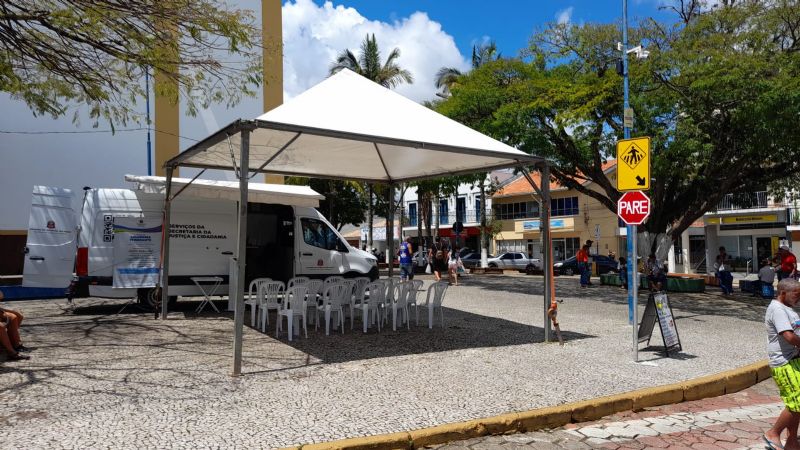 A van estará localizada na Praça da Bandeira. Divulgação