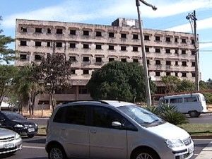 Hospital Modelo de Araçatuba será implodido (Foto: Reprodução / TV Tem)