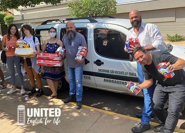  United entrega produtos de campanha em prol do Asilo São Vicente de Paula  - Foto: Divulgação