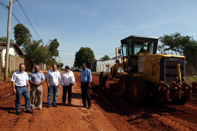 Obras da empresa Bandeirantes avançam pela Vila Mineira e São Pedro . Foto: Divulgação/Prefeitura