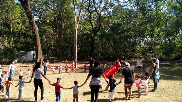 Crianças participam de atividades especiais. Foto: Divulgação/Prefeitura