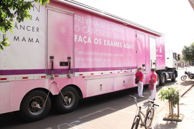 Carreta do Hospital de Amor de Barretos realizará exames de mamografia nas Unidades Básicas de Saúde. Foto: Secom/Andradina