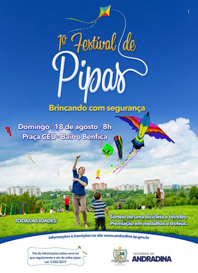 Evento será realizado na Praça CEU das Artes (no campo de futebol) no dia 18 de agosto - crédito: Secom/Prefeitura