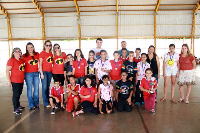 Jogos envolveu alunos do ensino fundamental  . Foto: Divulgação/Prefeitura