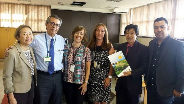 Tamiko com Jamil em São Paulo. Prefeita aproveita a experiência de Jamil já que a obra teve grande parte da sua fase na administração do ex-prefeito. Foto: Divulgação/Prefeitura