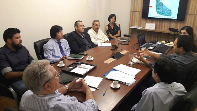 Reunião em São Paulo entre o Governo de Andradina liderado por Jamil com a equipe da empresa Urbaniza. Foto: Divulgação/Prefeitura