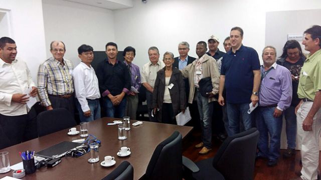 Prefeito Jamil e secretário Rosivaldo lideraram reunião no Incra e com diretoria da Cesp para discutir liberação de área para a reforma agrária em áreas ligadas a hidrelétricas. Foto: Divulgação/Prefeitura