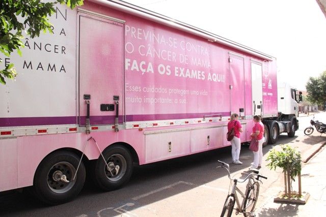 Os exames serão realizados posteriormente no atendimento móvel na carreta do hospital de Câncer de Barretos. Foto: Divulgação