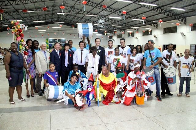 Prefeito Jamil, comunidade japonesa e autoridades da região recepcionaram o Cônsul Geral do Japão em São Paulo, Takahiro Nakamae. Foto: Divulgação