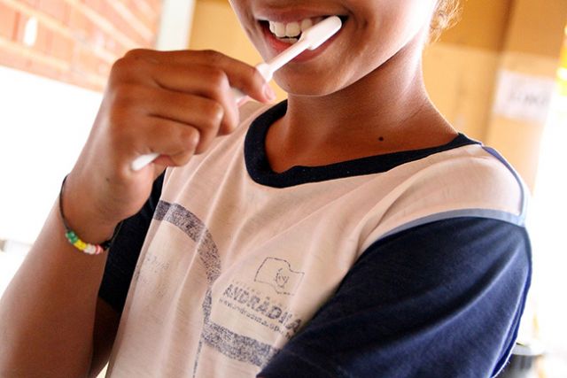 Alunos da rede municipal receberão kits para higiene bucal. Foto: Divulgação