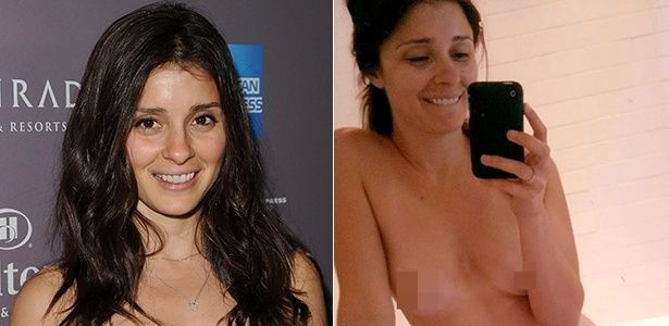 A atriz Shiri Appleby , que teve uma foto nua divulgada na internet