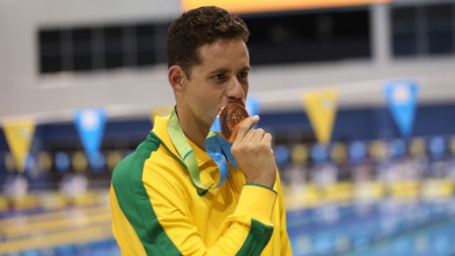 Atletas conquistam seis medalhas, sendo três de ouro, e Thiago Pereira bate recorde de Gustavo Borges. Foto: COB