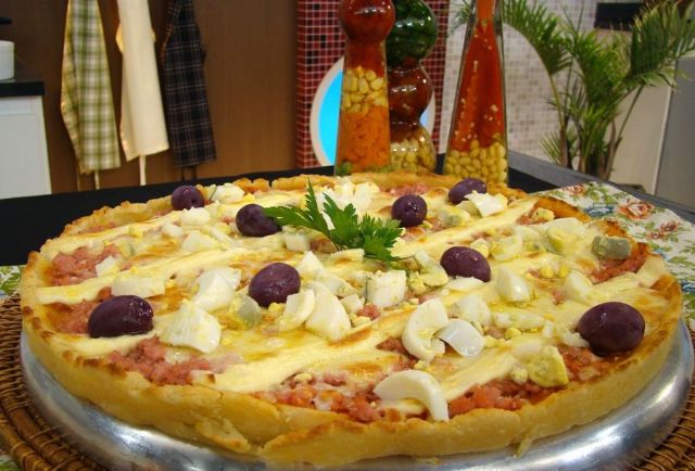 	 Pizza de Pão de Queijo - Divulgação