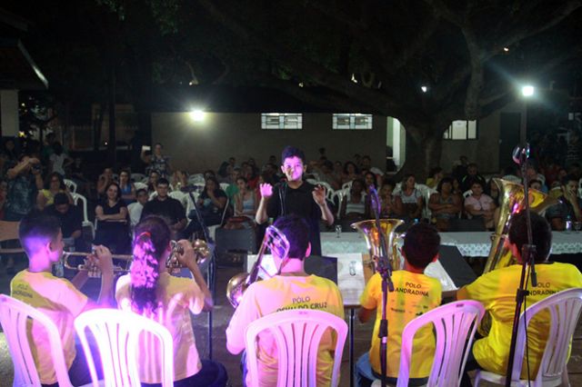 Alunos realizaram apresentações na noite desta quarta. Foto: Divulgação/Prefeitura