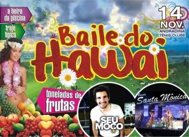 Usuários do Facebook concorrem a um convite do baile do Havaí no ATC. Participe!  - 