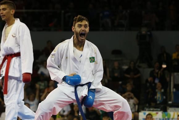 A primeira medalha de ouro foi de Douglas Brose, na categoria até 60kg, que venceu na final o venezuelano Jovanni MartinezFoto divulgação/Comitê Olímpico Brasileiro