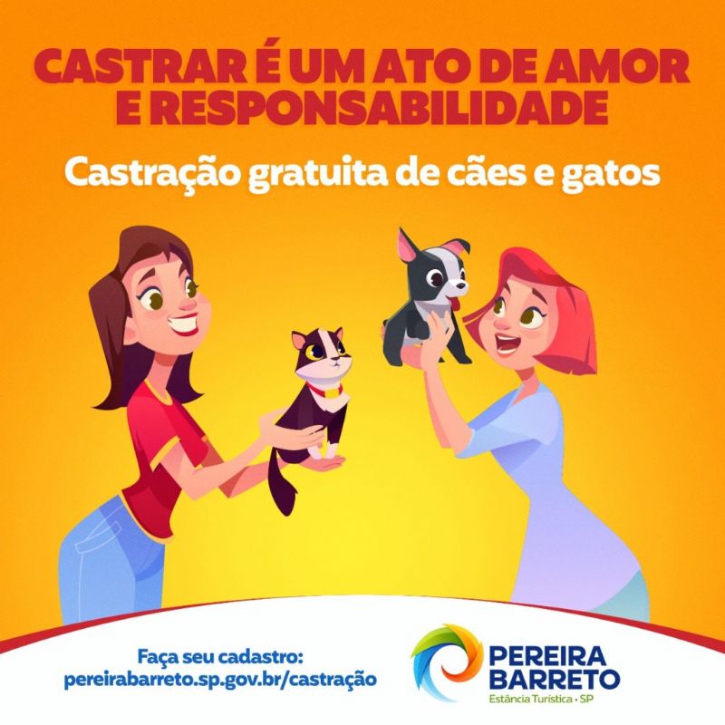 CCZ de Pereira Barreto realiza castração de cães e gatos gratuitamente para população - Foto: Divulgação