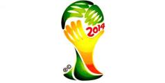 Em evento burocrático, Lula divulga logo da Copa de 2014 