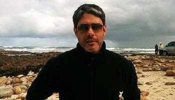 William Bonner posta foto barbudo no Twitter 
