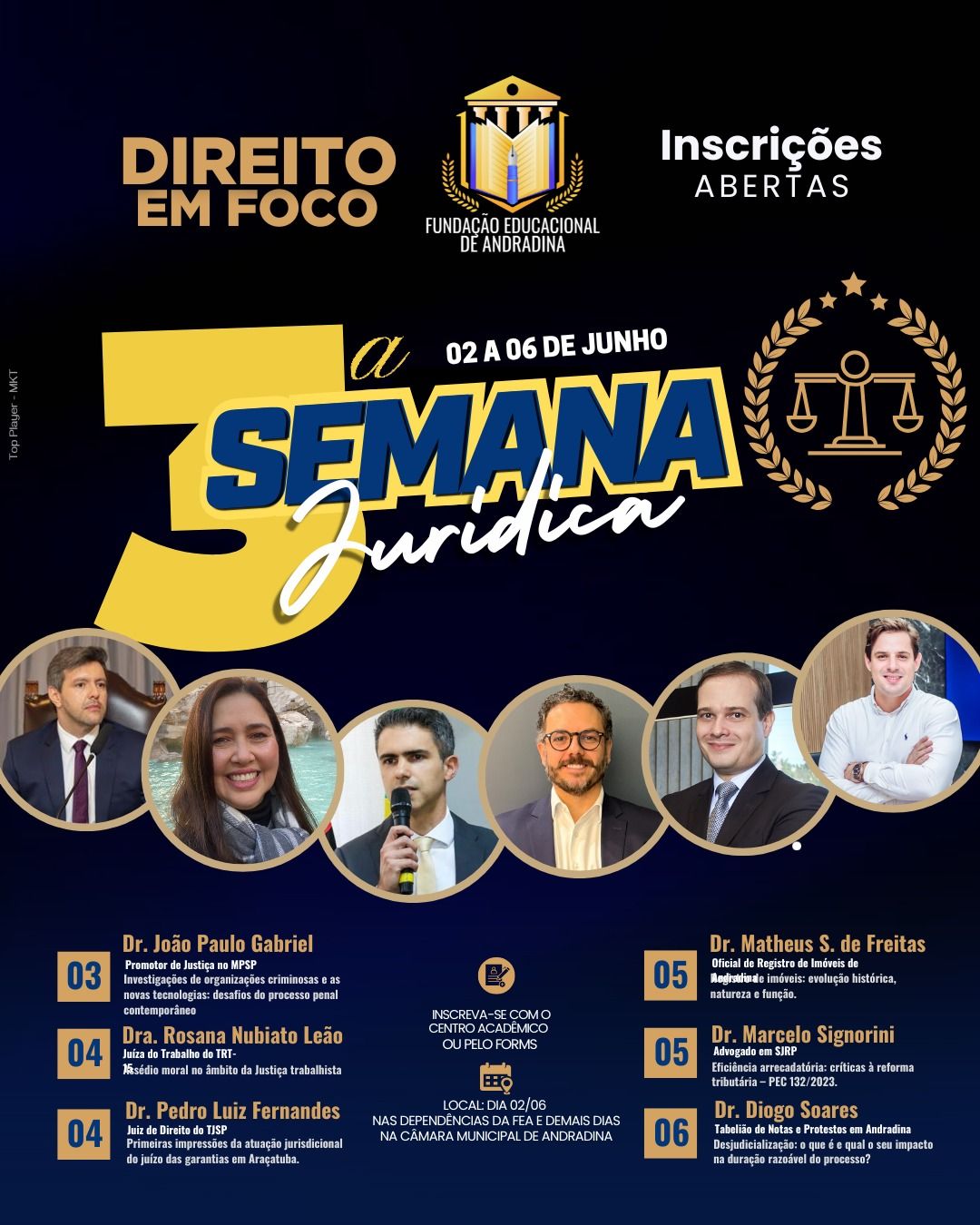 3ª Semana Jurídica da FEA terá especialistas e promete impactar estudantes e profissionais de Direito - 3ª Semana Jurídica da FEA