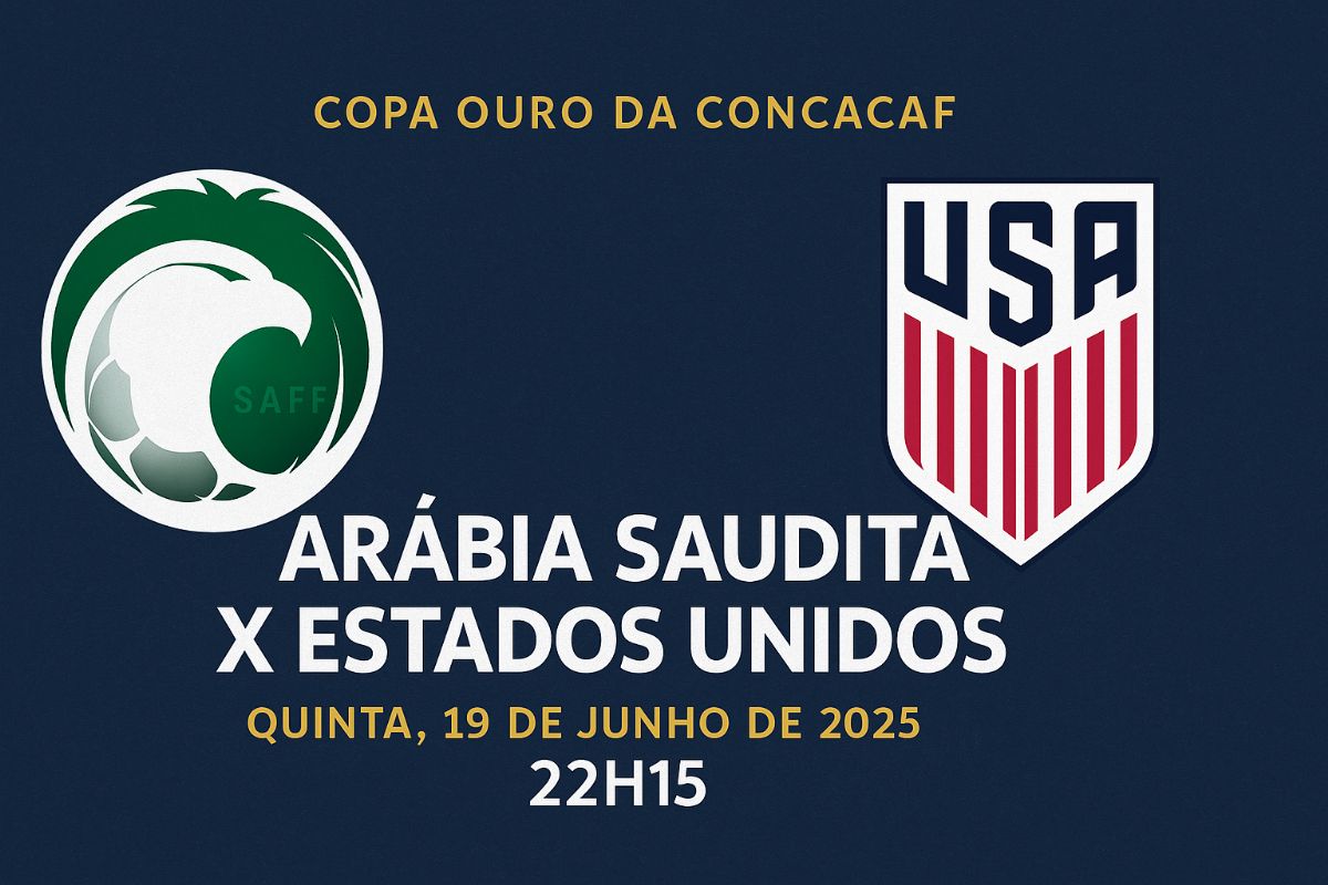 Arábia Saudita x Estados Unidos: onde assistir ao vivo na Copa Ouro da Concacaf - Arábia Saudita x Estados Unidos Arábia Saudita x Estados Unidos: onde assistir ao vivo na Copa Ouro da Concacaf - Arábia Saudita x Estados Unidos