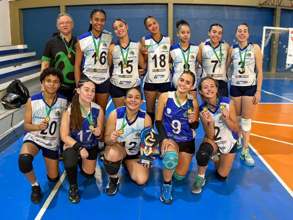 Araçatuba conquista título invicto no Festival da Liga AMAR Vôlei em Pompeia - Araçatuba vence Festival da Liga AMAR Vôlei em Pompeia