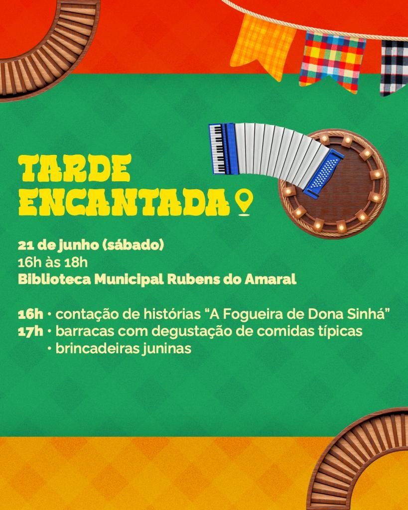 Araçatuba recebe neste sábado a Tarde Encantada Junina na Biblioteca Municipal - Biblioteca Municipal de Araçatuba terá Tarde Encantada Junina