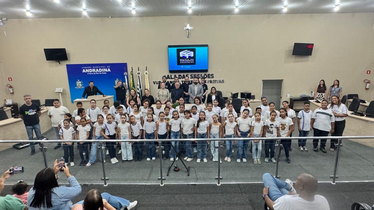 Primeira Escola do Parlamento da região é aberta em Andradina - Camara de Andradina lanca Escola do Parlamento com foco em formacao cidada - Foto: Divulgação Primeira Escola do Parlamento da região é aberta em Andradina - Camara de Andradina lanca Escola do Parlamento com foco em formacao cidada - Foto: Divulgação