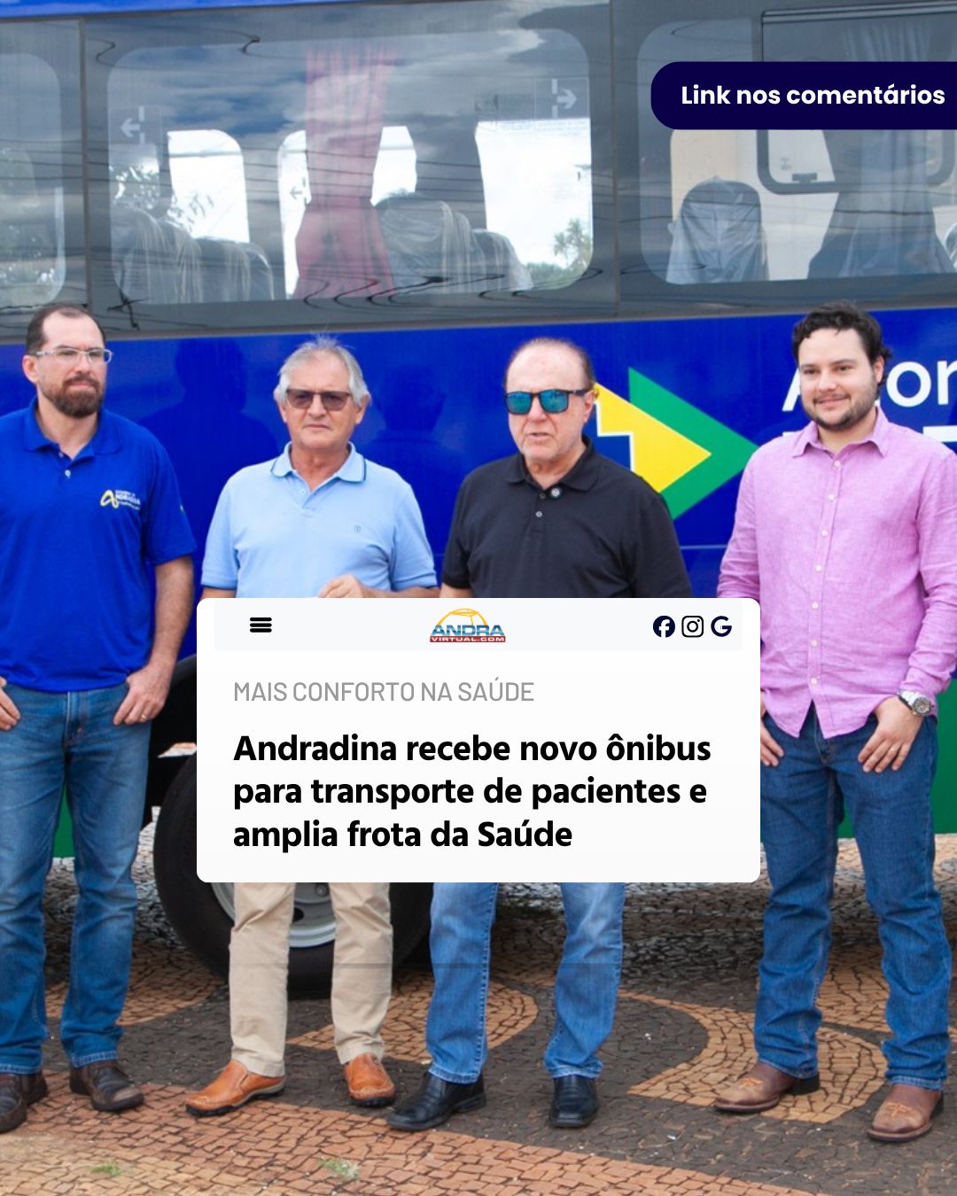 Andradina amplia frota da Saúde com novo ônibus acessível para transporte interestadual