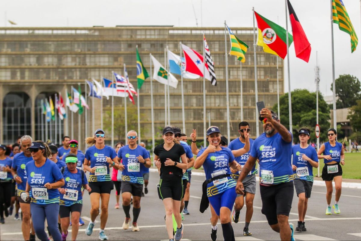 Com mais de 60 mil inscritos, Corrida Nacional do SESI acontece no Dia do Trabalhador