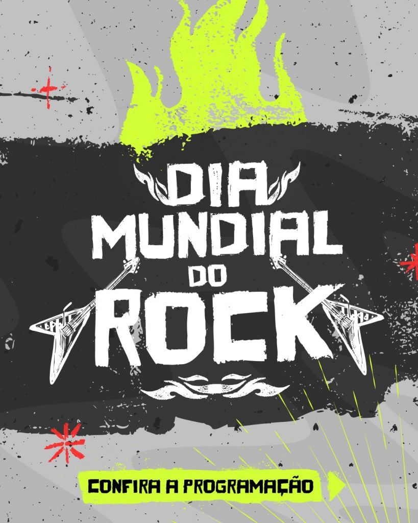 Araçatuba celebra Dia Mundial do Rock com shows gratuitos, atrações infantis e feira cultural no fim de semana - Dia Mundial do Rock será celebrado com programação especial no Museu Ferroviário e Praça João Pessoa