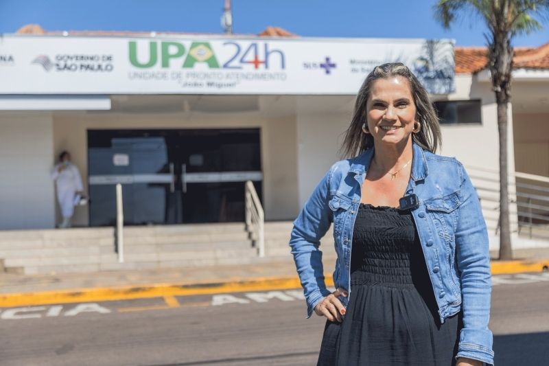 UPA de Andradina implanta novo sistema de acolhimento - Diretora da UPA, Giovana Pierobom UPA de Andradina implanta novo sistema de acolhimento - Diretora da UPA, Giovana Pierobom