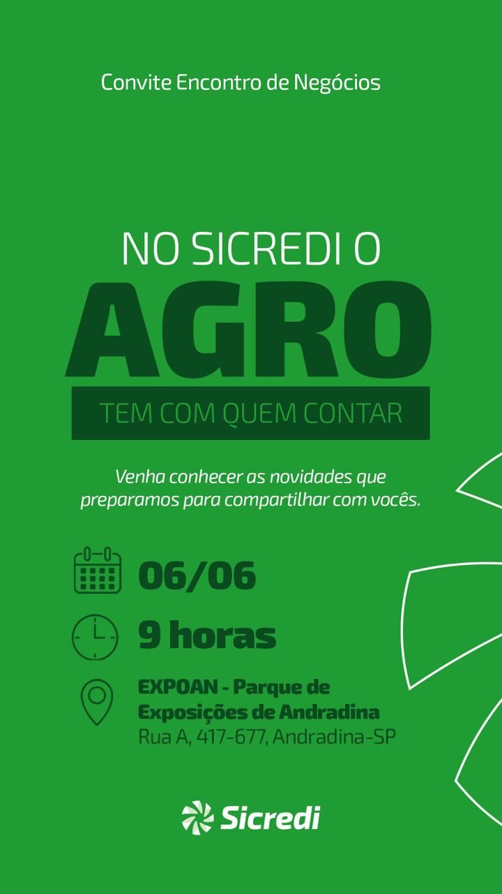 Sicredi promove Encontro de Negócios para o Agro em Andradina com apoio do Sindicato Rural - Encontro de Negócios do Sicredi e Sindicato Rural