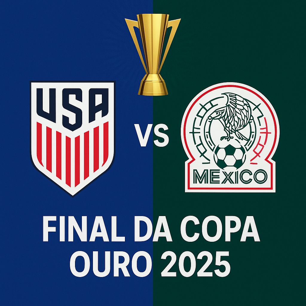 Estados Unidos x México: onde assistir à final da Copa Ouro 2025 - Estados Unidos x México Estados Unidos x México: onde assistir à final da Copa Ouro 2025 - Estados Unidos x México