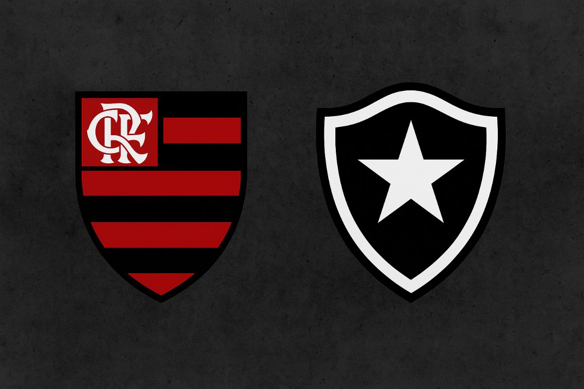 Flamengo e Botafogo se enfrentam no Brasileirão - Flamengo x Botafogo