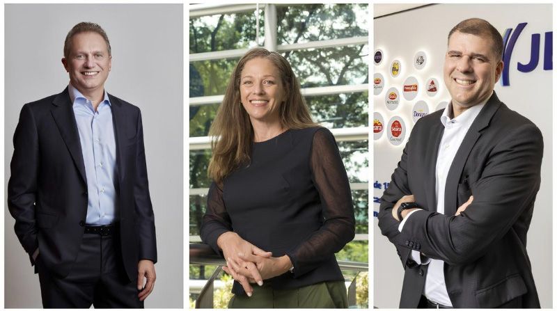 JBS é eleita a melhor empresa do setor de alimentos e bebidas pelo 4º ano consecutivo - Guilherme Cavalcanti, Christiane Assis e Gilberto Tomazoni