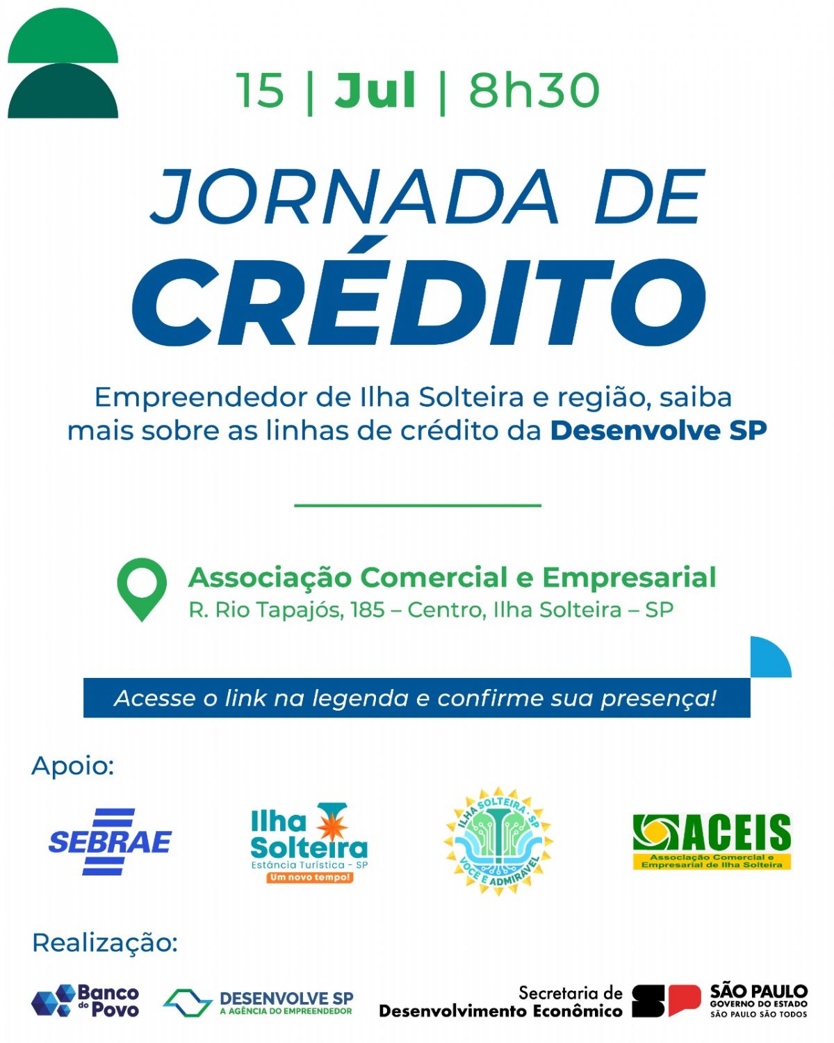 Ilha Solteira recebe Jornada de Crédito para impulsionar negócios locais - Ilha Solteira recebe Jornada de Crédito Ilha Solteira recebe Jornada de Crédito para impulsionar negócios locais - Ilha Solteira recebe Jornada de Crédito