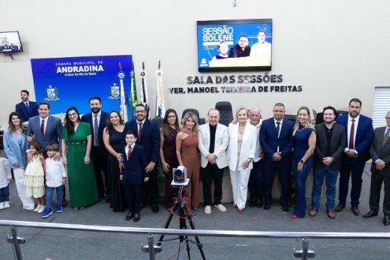 Andradina concede título de cidadania a três personalidades em sessão solene