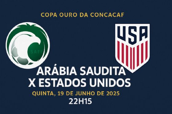 Arábia Saudita x Estados Unidos: onde assistir ao vivo na Copa Ouro da Concacaf