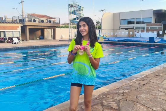 Natação de Andradina: Letícia Zompero é contratada pelo Corinthians após destaque nacional