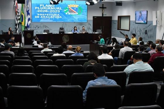Prefeitura de Araçatuba apresenta propostas do orçamento em audiência pública
