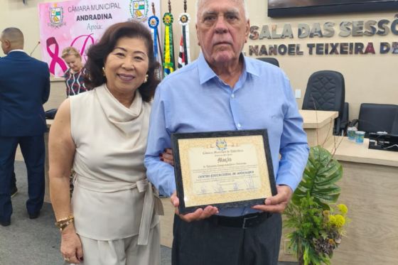 Centro Educacional de Andradina é homenageado pela Câmara pelos 40 anos de contribuição à educação