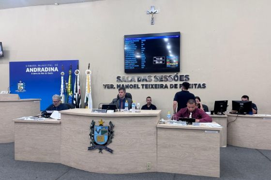 Câmara de Andradina realiza 4ª Sessão Ordinária na segunda-feira