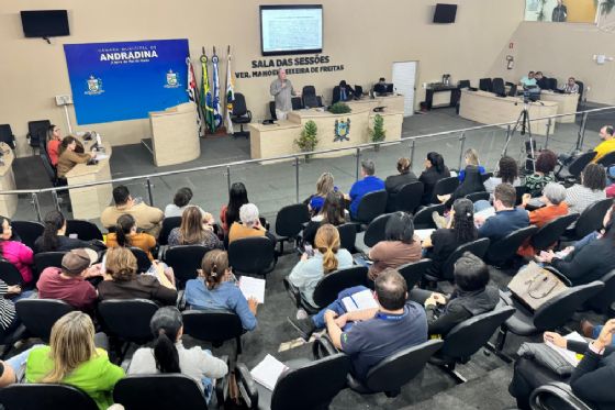 Câmara de Andradina promove capacitação sobre acesso a recursos para projetos da infância e juventude