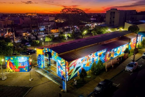 Camelódromo ganha pintura temática e se transforma em novo ponto cultural de Andradina